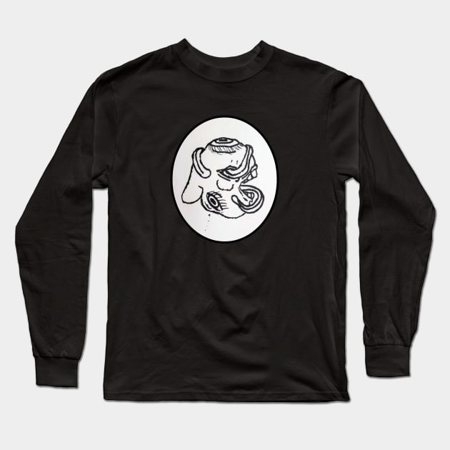 Twisted Head Long Sleeve T-Shirt by Jacked Up Tees
